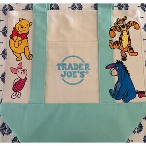 Disney WInnie the Pooh and Friends GreenvCustom Made Trader Joes Mini Tote